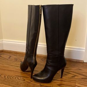 Banana Republic black heeled boots
